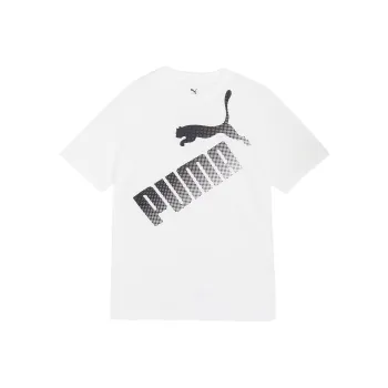 PUMA ESS T Shirts Men White
