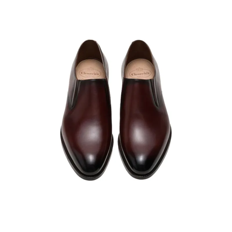 CHURCH'S Crown Knightsbridge Casual Shoes Men's Brown-3