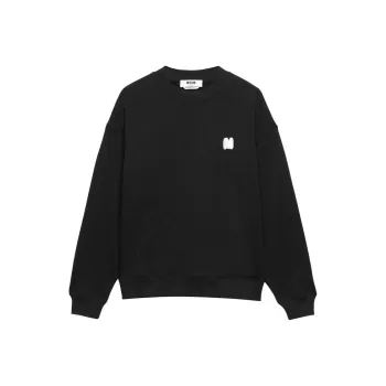 MSGM Logo Patch Sweatshirt