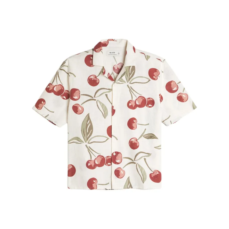 Hollister Shirts Men Cream-0