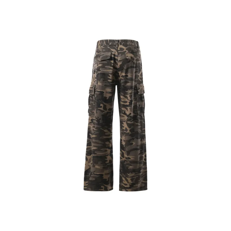 VESIBO Cargo Pants Unisex Army Green-1