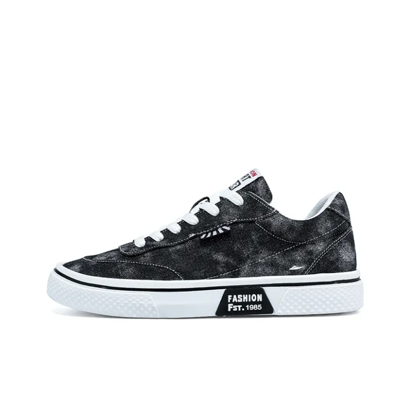 Kuding Skateboard Shoes Men Low Top Aqua/Denim Blue/Black-10