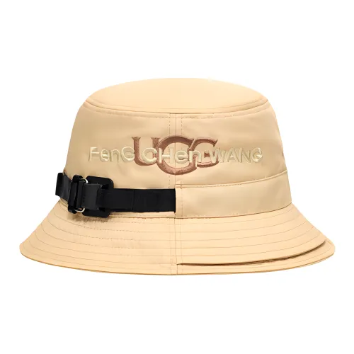 Feng Chen Wang x UGG Polyamide Bucket Hats Unisex Gravel Color