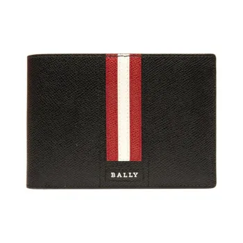 BALLY Leather Passport Holder Men's Black