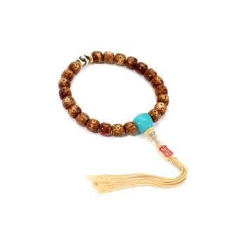 LIBALU Star Moon Bodhi Seeds Bead Chain Unisex
