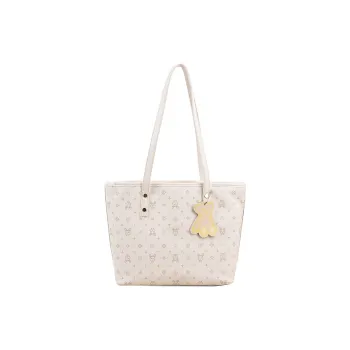Single Warehouse PU Shoulder Bag Regular Women's White/Pink/Blue