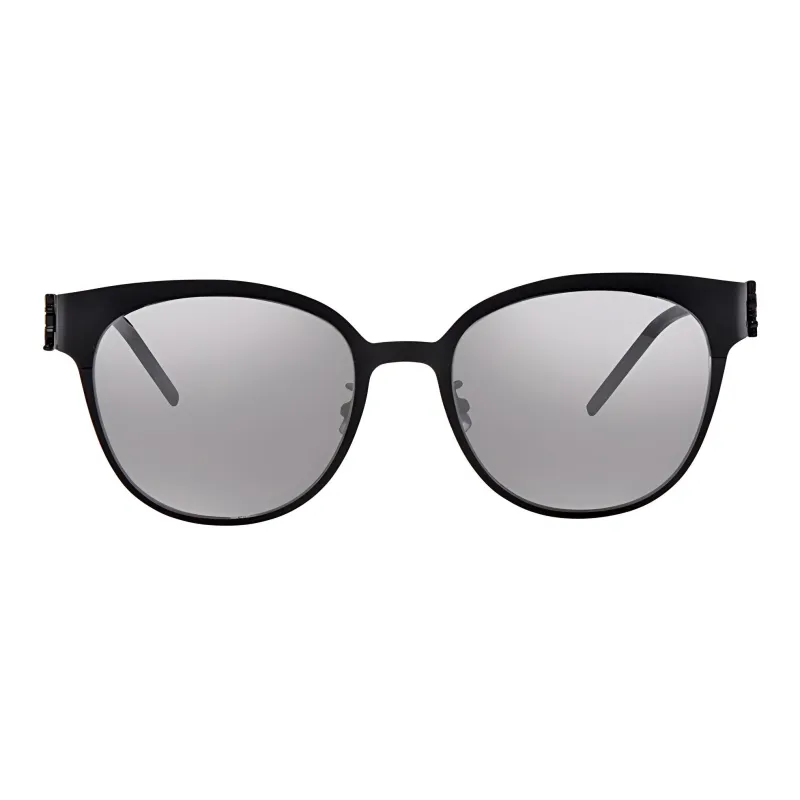 SAINT LAURENT Irregular Shape Sunglasses Women's Black-0