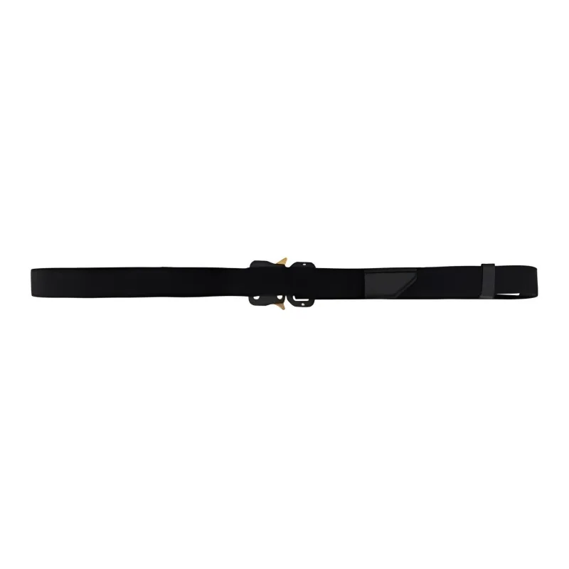 1017 ALYX 9SM Polyurethane Leather Belts Women's Black Width: 2.5cm-3