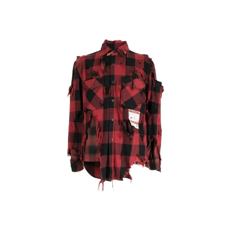 Maison Mihara Yasuhiro Shirts Men Red-0