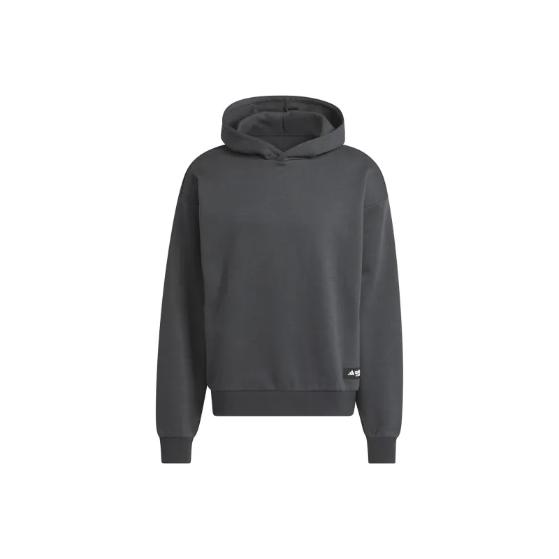 Adidas Sweatshirt Men's Charcoal Black+Shopping Bag-0