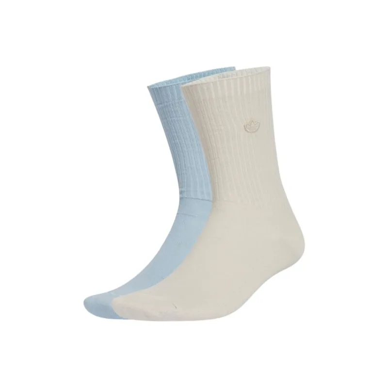 Adidas Originals Premium Essentials Ankle Socks Unisex 2 Pack Blue/Bauxite Brown-0