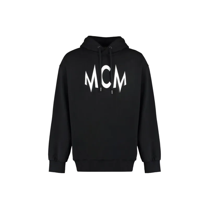 MCM Intarsia logo Hoodie-0