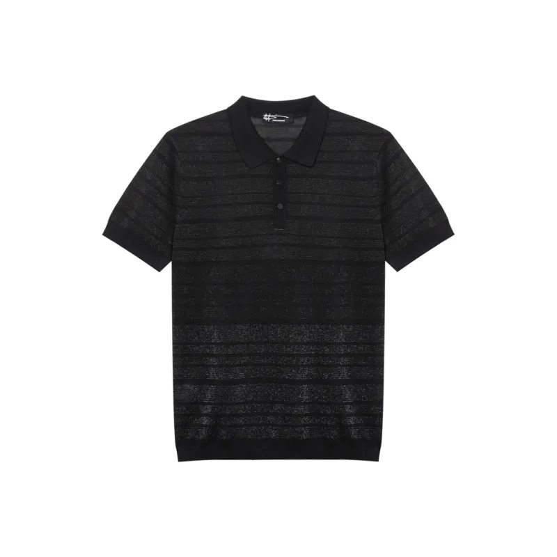 ANDREW MACKENZIE Polo Shirt Men's Black-0