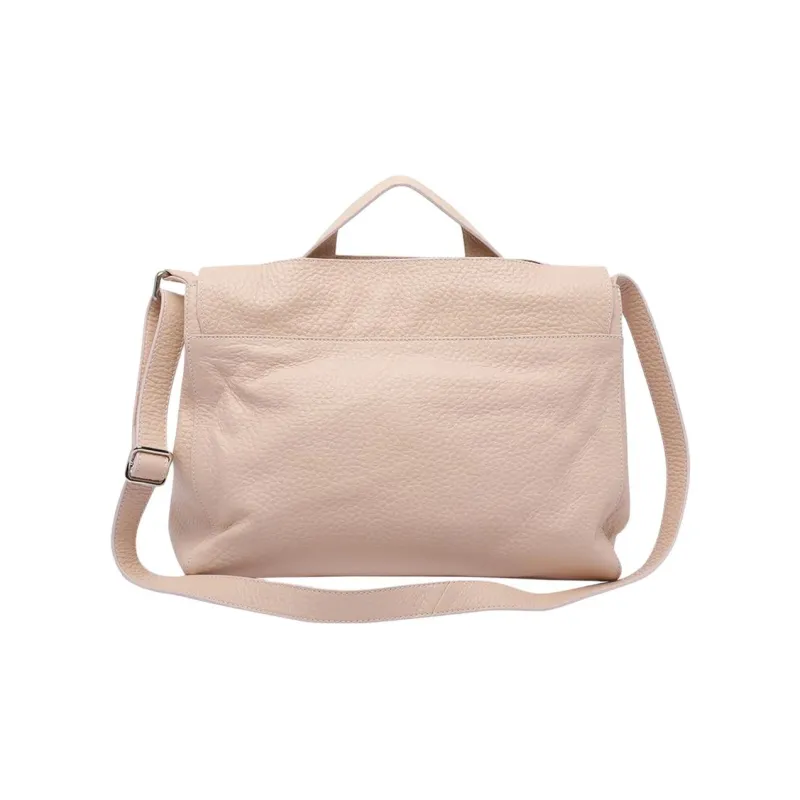 Vic Matie Calfskin One Shoulder Handbag Women's Pink-2