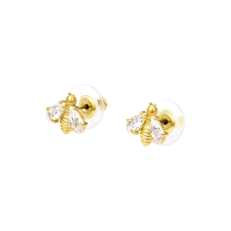 Swarovski Eternal Flower Alloy Stud Earrings Women's-1