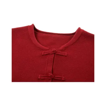 Mo Han Yi Mei Knitwear Women's Red