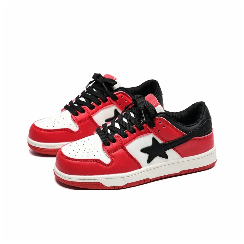 Anime Story Slip Resistant, Abrasion Resistant, Lightweight, Breathable Low Top Skateboard Shoes Unisex-7