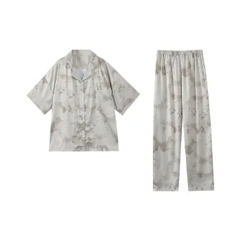 XUANZHITING Pajama Set Women's Tranquil Gray Green