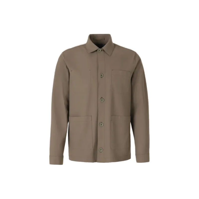 HERNO Long Sleeved Buttoned Overshirt-0