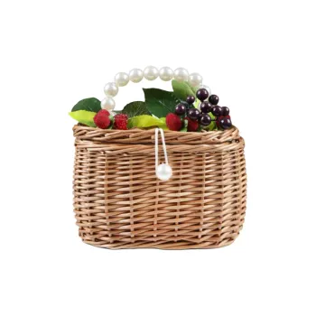 MONNALISA Wicker Handbag Regular Women's Brown