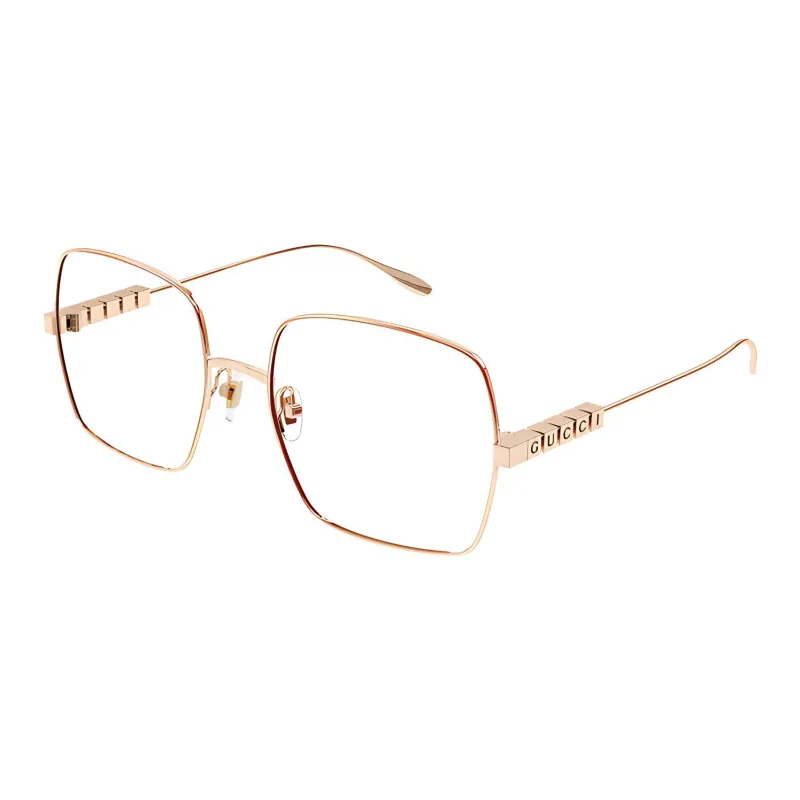 GUCCI Logo lettering Square frame Glasses-5