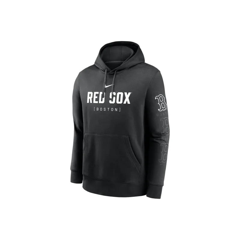 Nike Boston Red Sox Fashion Club Men's Nike Mlb Pullover Hoodie-0