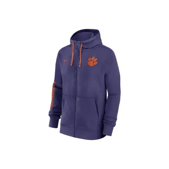 Nike Clemson Tigers Sideline Team Issue Men's Nike College Full Zip Hoodie