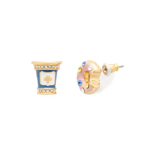Kate Spade Copper Stud Earrings Women's Gold