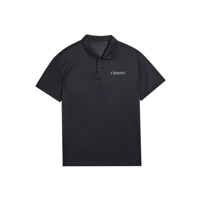 RIGORER Short Sleeved Vintage Polo Shirt Unisex-0