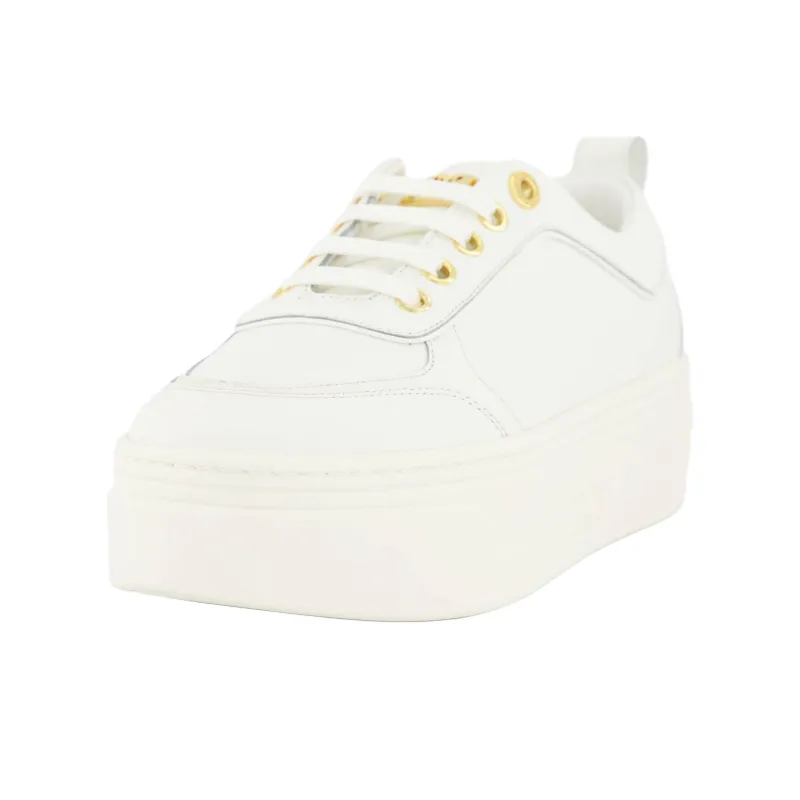 MCM Low Top Stylish Skateboarding Shoes Women's White-2
