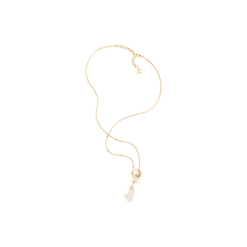 CHANEL 22c Early Spring Necklaces Women's Gold-0