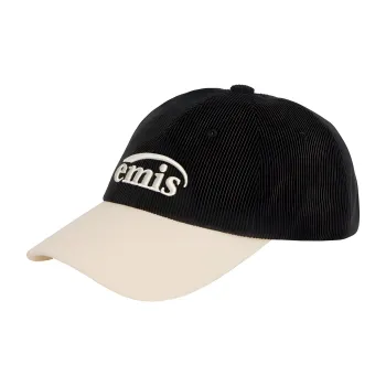 Emis Cotton Corduroy Baseball Caps Men's Black