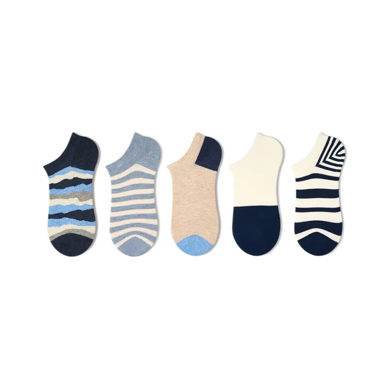 Primeet Ankle Socks Men's 5 Pack-27