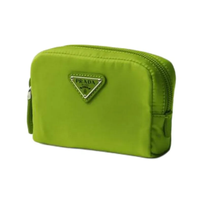 PRADA Re Nylon Recycled Polyamide Clutch Women's Lawn Green-1