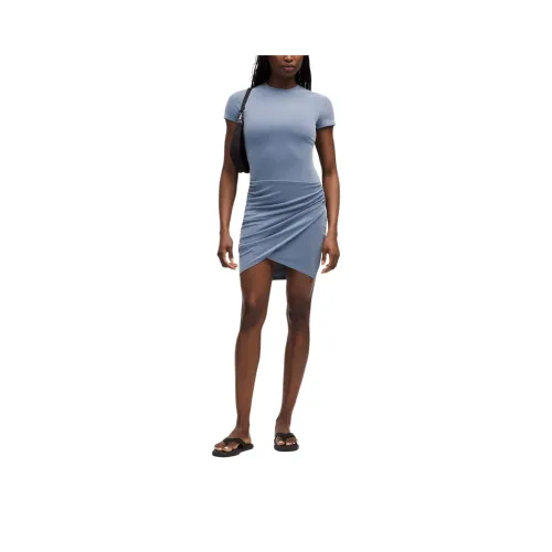 Lululemon Drapey Softstreme Short Sleeved Dress Women's