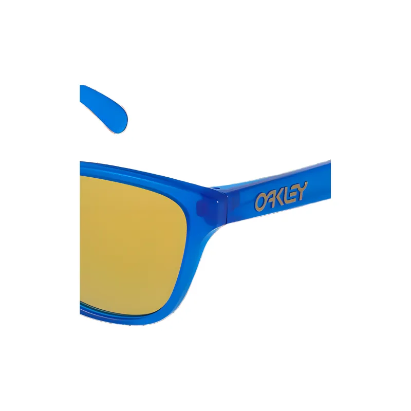 Oakley Irregular Shape Sunglasses Unisex Blue-2
