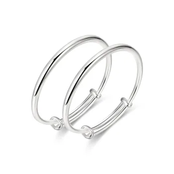 Bear Silversmith 999 Fine Silver Sterling Silver Bangle Kids'