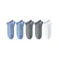 5 Pack (2 Blue-2 Gray Green-1 White)