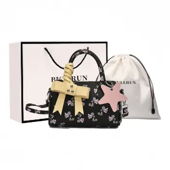 Bullrun PU Handbag Women's Black