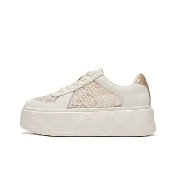 HR Skateboard Shoes Women's Beige Gold