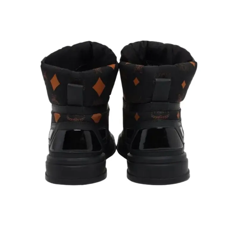 MCM Skyward Hi High-Top Skateboard Shoes Men's Black-3