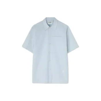 JIL SANDER Logo Embroidered Short Sleeved Shirt