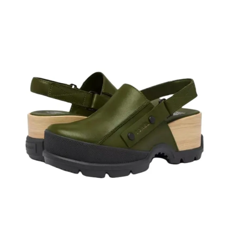 SOREL Roam'N Clog™ Rbr Casual Single Shoes 6.3cm Women's Green-5