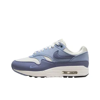 Nike Air Max 1 Abrasion Resistant Cushioning Low Top Casual Shoes Women's Blue White