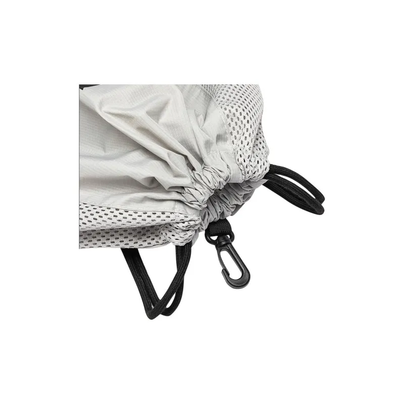 CHAOJIANTA 420D Polyester Fine Checkered Fabric Backpack Unisex Night Mist Gray-3