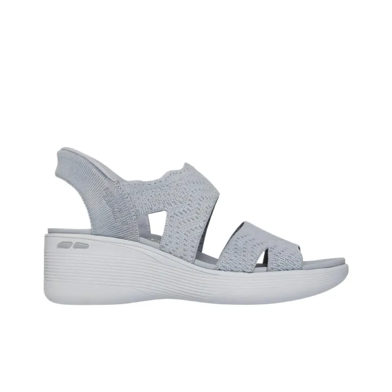 Skechers Pier Lite Beach Sandals Women's Gray-1