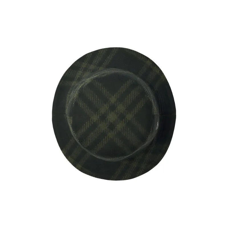 Burberry Wool Cotton Bucket Hats Men's Green-2