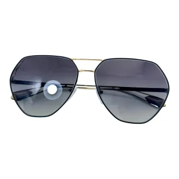 BVLGARI Aviator Sunglasses Unisex Black