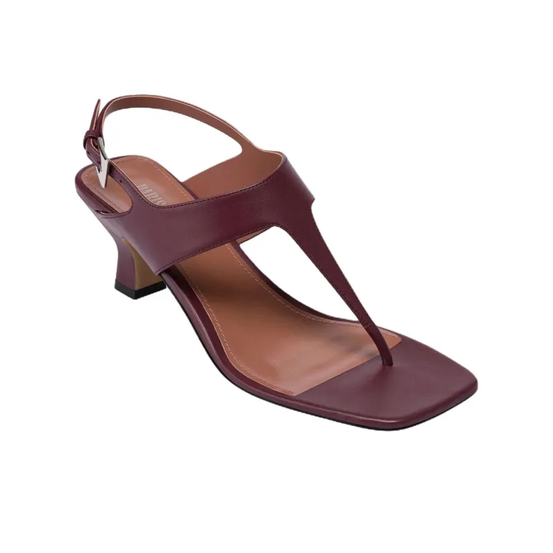 Paris Texas Portofino One Strap Sandals 5.5cm Women's Red-2