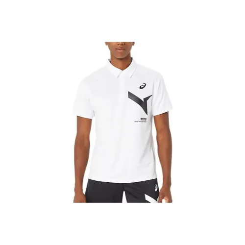 Asics Polo Shirts Unisex White